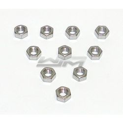 Nut, Hex: 5mm Stainless - Pack Of 10